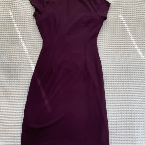 Carmen Marc Valvo Aubergine Dress - Picture 3 of 3